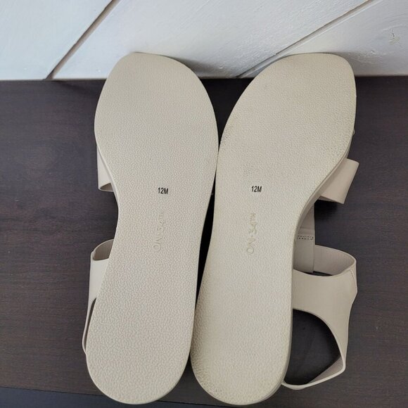 NEW On 34th Womens Ellaa Fisherman Sandal Bone Smooth Size 12 - Picture 7 of 8